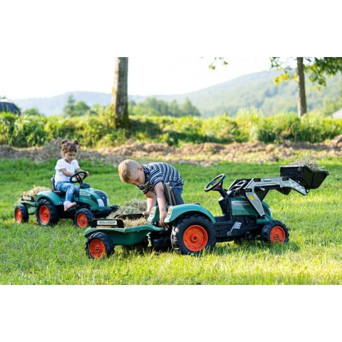 Traktor dla dzieci Lander Zielony na Pedały z Przyczepką od 3 Lat FALK