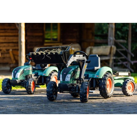 Traktor dla dzieci Lander Zielony na Pedały z Przyczepką od 3 Lat FALK