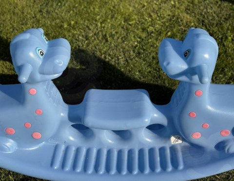 WOOPIE Bujak Wieloosobowy Dino Huśtawka Równoważna Niebieska Woopie