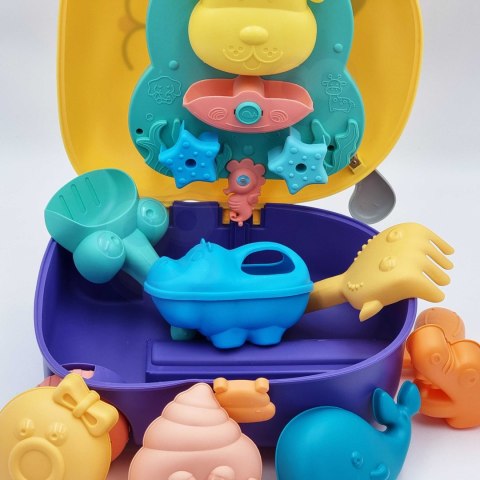 WOOPIE Zestaw do Piasku 3w1 Walizka Piesek + Zabawka Wodna - 3 szt.