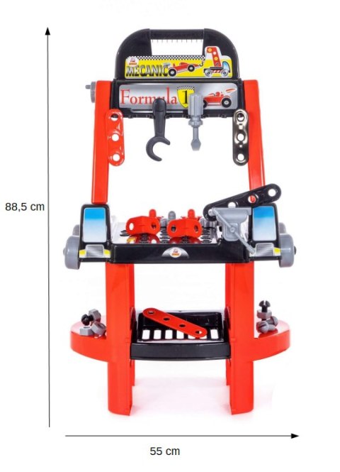 Zestaw Majsterkowicza "Super Mechanik" + Zestaw Narzędzi Klocki Konstrukcyjne "Wynalzca" Wader QT Polesie Wader Quality Toys