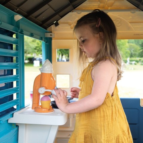 SMOBY Domek Ogrodowy dla dzieci Lodziarnia Słodki Kącik na Ogródek Podwórko