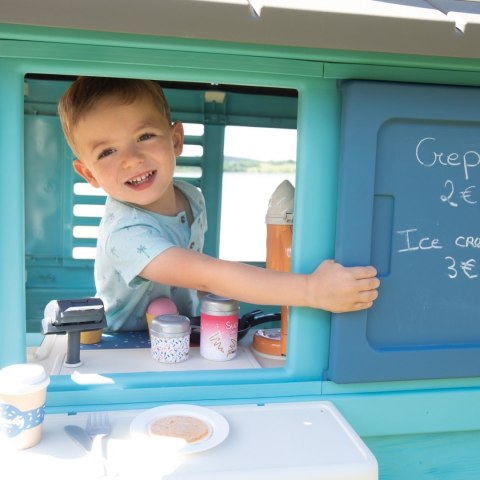 SMOBY Domek Ogrodowy dla dzieci Lodziarnia Słodki Kącik na Ogródek Podwórko