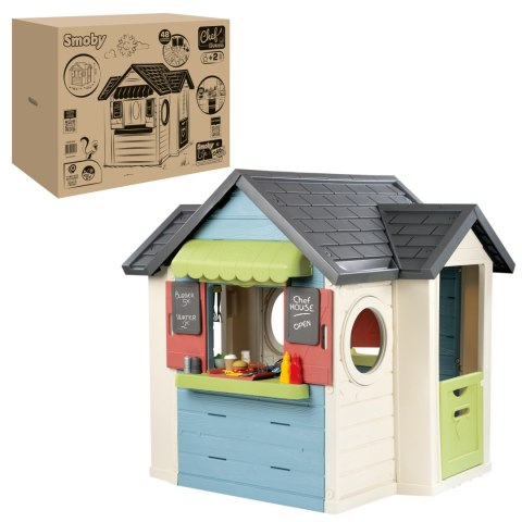 Domek do ogrodu dla dzieci Dom Szefa Kuchni Smoby Podwórko Ogród