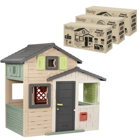 Smoby Life Domek ogrodowy dla dzieci Evo Ogród Podwórko Plac Zabaw