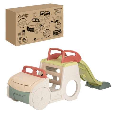 Samochód Przygód 3w1 Plac Zabaw dla dzieci Ogród Podwórko Smoby