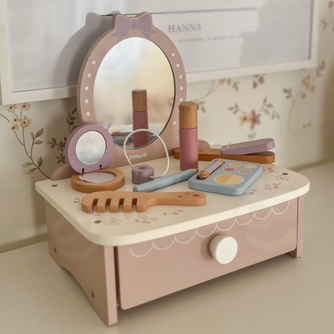 Viga Drewniana Toaletka kosmetyczka z Akcesoriami Kącik Małej Księżniczki