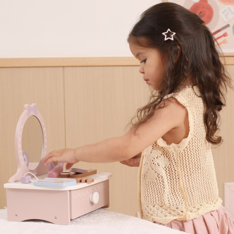 Viga Drewniana Toaletka kosmetyczka z Akcesoriami Kącik Małej Księżniczki