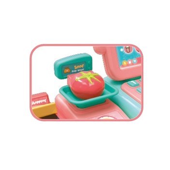 Kasa Sklepowa Dla Dzieci Skaner Waga Mikrofon + 24 Akc. sklep WOOPIE