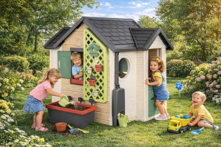 Domek Ogrodowy dla dzieci Mały Ogrodnik na Ogród Podwórko Smoby