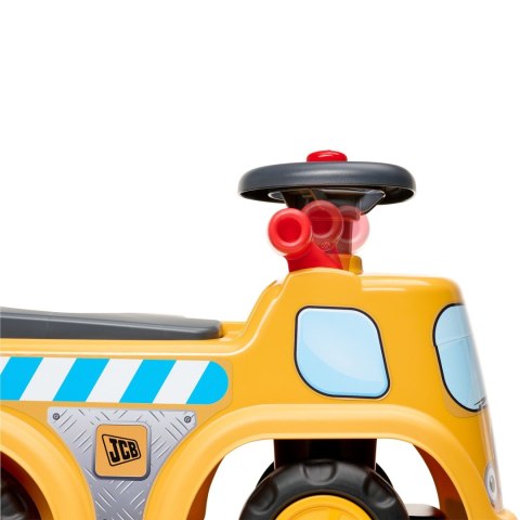 FALK Jeździk Ciężarówka Budowlana JCB z Przyczepą i Akcesoriami