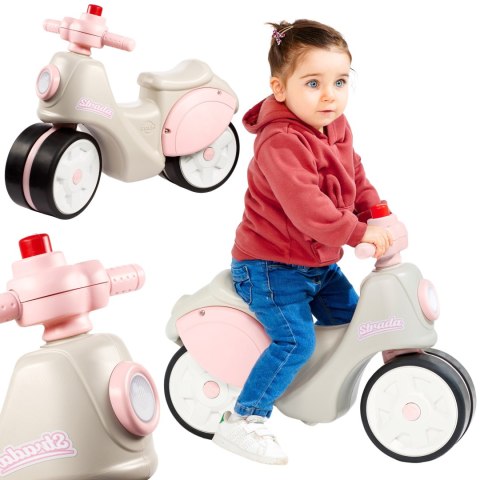 FALK Jeździk Scooter Strada Retro Dla Dziewczynki Ciche Opony od 1 Roku