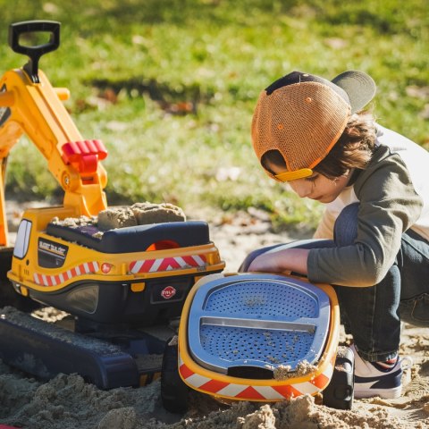 FALK Koparka Super Builder z Przyczepą i Akcesoriami