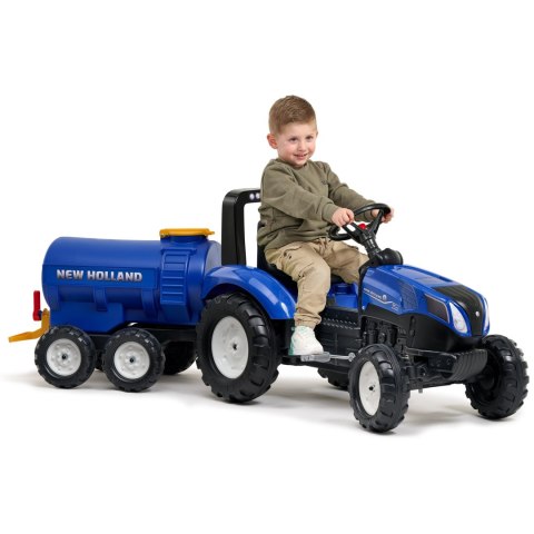 FALK Przyczepa Cysterna Beczkowóz z Kranem New Holland Niebieska