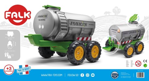 FALK Przyczepka Cysterna Joskin dla Dzieci od 3 Lat