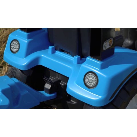 FALK Traktor Landini Niebieski na Pedały z Przyczepką od 3 Lat