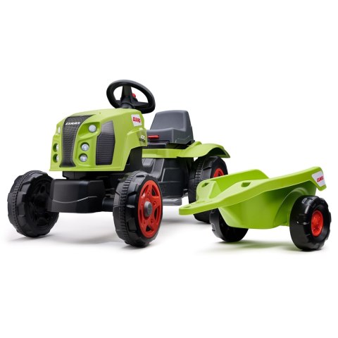 FALK Traktor na Pedały Claas Arion 470 z Przyczepą i Otwieraną Maską 2-6 lat