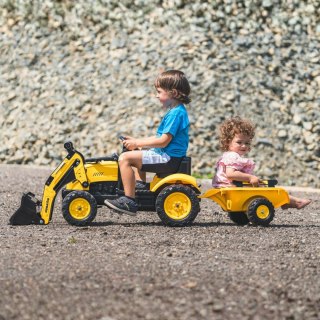 Traktor na Pedały Koparka Komatsu z Przyczepą i Łyżką DLA DZIECI FALK