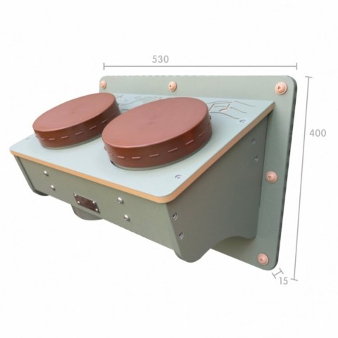 Bongosy Instrument Muzyczny Bębenki Akcesoria Do Tablicy STEM MASTERKIDZ