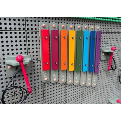 Cymbałki Ścienne Ksylofon Instrument Muzyczny Akcesoria Do Tablicy STEM MASTERKIDZ