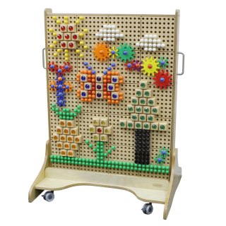 Drewniana Tablica edukacyjna kreatywna STEM MASTERKIDZ Wolnostojąca szkoły przedszkola