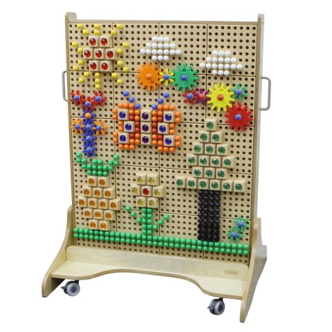 Drewniana Tablica edukacyjna kreatywna STEM MASTERKIDZ Wolnostojąca szkoły przedszkola