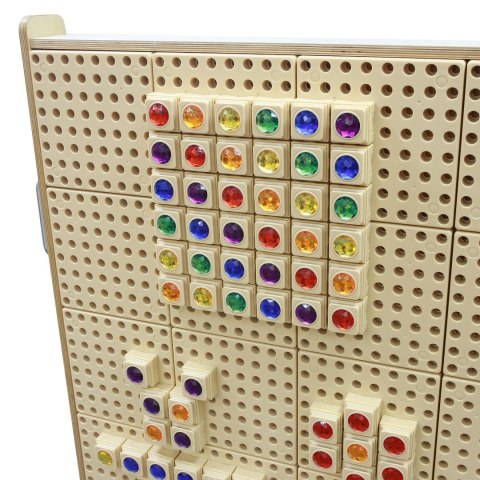 Drewniana Tablica edukacyjna kreatywna STEM MASTERKIDZ Wolnostojąca szkoły przedszkola