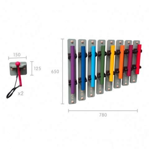 Dzwonki Cymbałki Instrument Muzyczny Akcesoria Do Tablicy STEM MASTERKIDZ