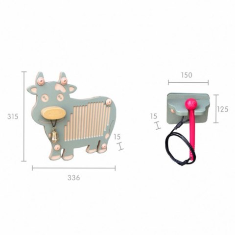 Guiro Instrument Muzyczny Krowa Akcesoria Do Tablic STEM MASTERKIDZ