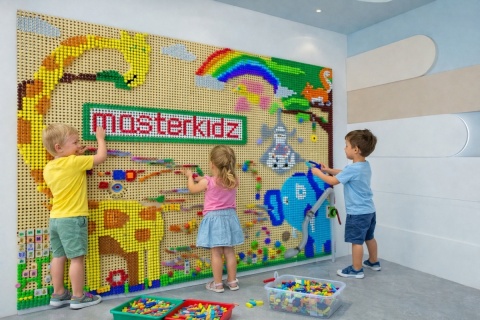 MASTERKIDZ Panel Ścienny Tablica Naukowa Kreatywna STEM 120x80 cm Bez Panelu Montażowego
