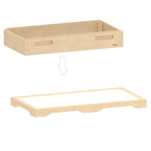 Prostokątna Taca Do Zabawy Piaskiem Do Panelu Świetlnego LED STEM szkoły przedszkola MASTERKIDZ