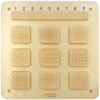 MASTERKIDZ Sensoryczna Tablica Ścienna Rozpoznawanie Faktury Powierzchni