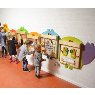 System do Montażu 5 Ściennych Tablic Edukacyjnych Flex - Gąsienica szkoła przedszkole MASTERKIDZ