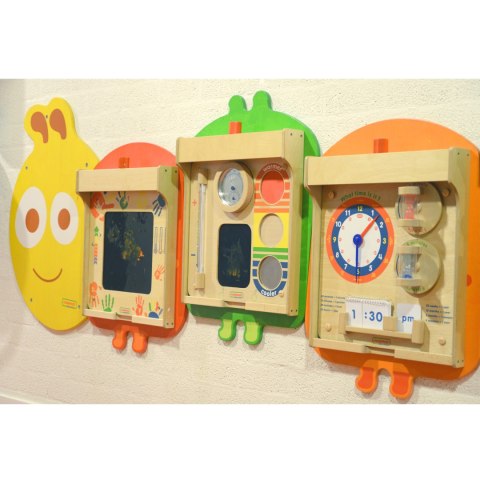 System do Montażu 5 Ściennych Tablic Edukacyjnych Flex - Gąsienica szkoła przedszkole MASTERKIDZ