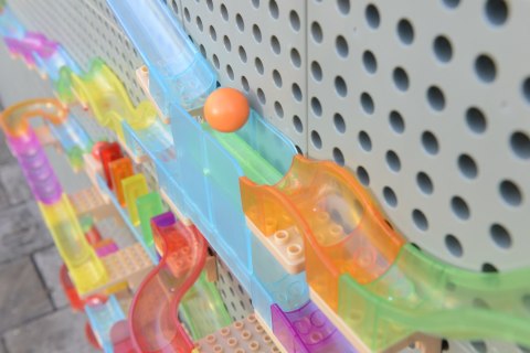 Zestaw Konstrukcyjny Tor dla Piłek Tablica STEM 209 el. MASTERKIDZ