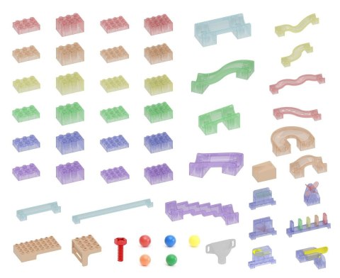 MASTERKIDZ Zestaw Konstrukcyjny Tor dla Piłek Tablica STEM 440 elementów