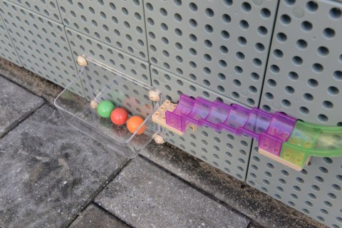 MASTERKIDZ Zestaw Konstrukcyjny Tor dla Piłek Tablica STEM 440 elementów