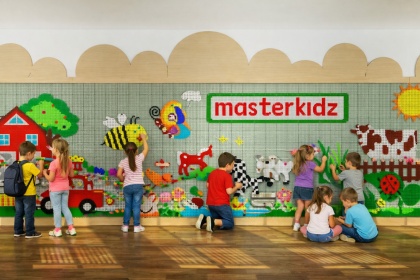 Panel Ścienny Tablica Naukowa Kreatywna STEM Zestaw 2szt. MASTERKIDZ na zewnątrz do szkoły przedszkola
