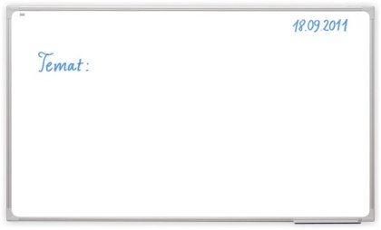 Tablica Szkolna PREMIUM suchościeralna -magnetyczna ceramiczna biała w ramie GTO do szkoły przedszkola biura 170x100