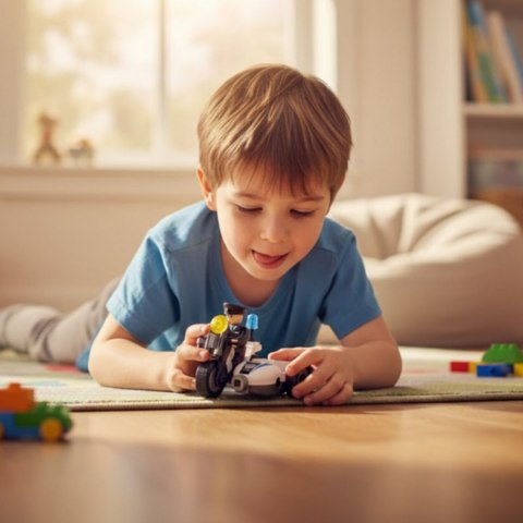 WOOPIE Klocki Konstrukcyjne Zbuduj Pojazdy Policyjne 8 Modeli STEAM - Zostań bohaterem miasta!