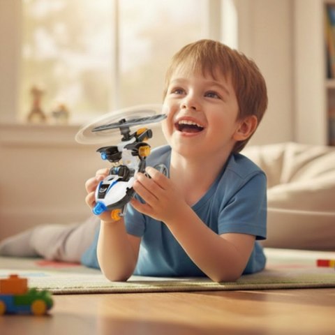 WOOPIE Klocki Konstrukcyjne Zbuduj Pojazdy Policyjne 8 Modeli STEAM - Zostań bohaterem miasta!