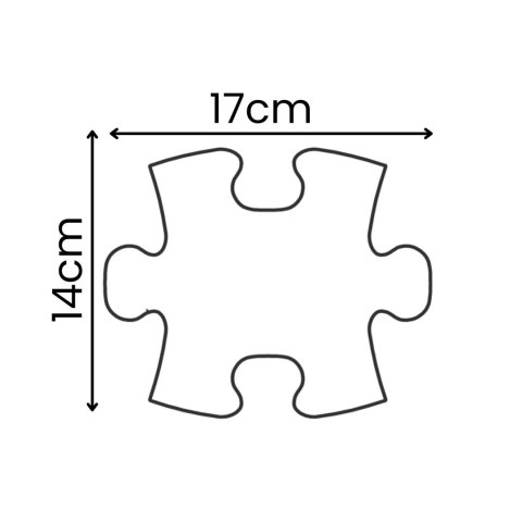 WOOPIE Mata Sensoryczna Ortopedyczna Royal Puzzle 26 el. + 4 małe