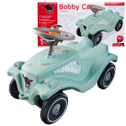 Jeździk biegowy dla dzieci turkusowy BIG Bobby Car Classic Green Sea