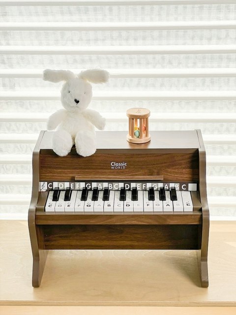 CLASSIC WORLD Drewniane Pianino Klasyczne + Książeczka do Nauki