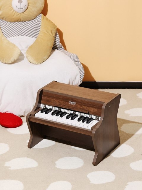 CLASSIC WORLD Drewniane Pianino Klasyczne + Książeczka do Nauki