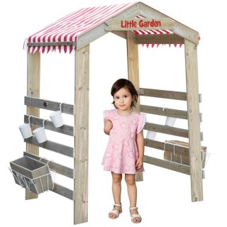 Drewniana Brama Ogrodowa Pergola Kwietnik dla dzieci Plac zabaw CLASSIC WORLD EDU