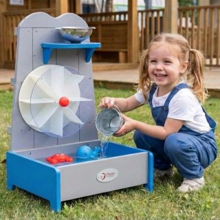 CLASSIC WORLD EDU Drewniane Koło Wodne Młyn Edukacyjna Zabawka Ogrodowa dla dzieci