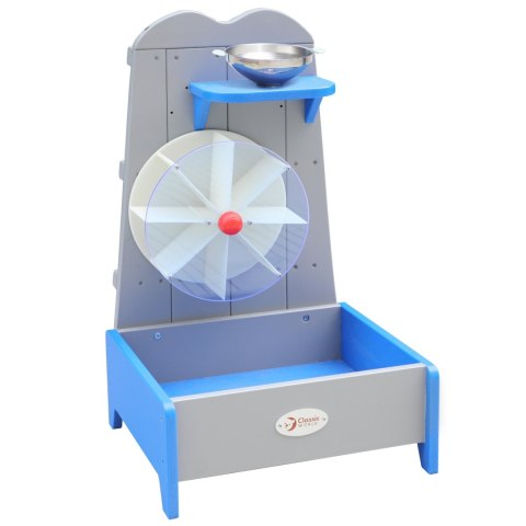CLASSIC WORLD EDU Drewniane Koło Wodne Młyn Edukacyjna Zabawka Ogrodowa dla dzieci