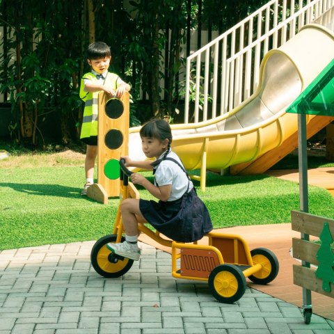 CLASSIC WORLD EDU Drewniany Sygnalizator Świetlny XXL