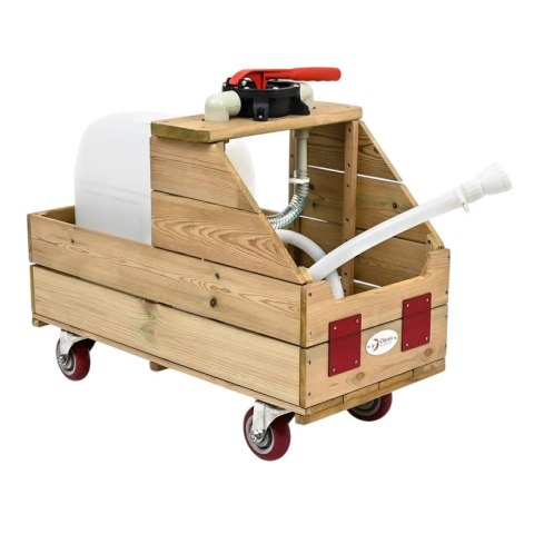 Edukacyjny Drewniany Wózek na Wodę do Podlewania + Wąż dla dzieci CLASSIC WORLD EDU